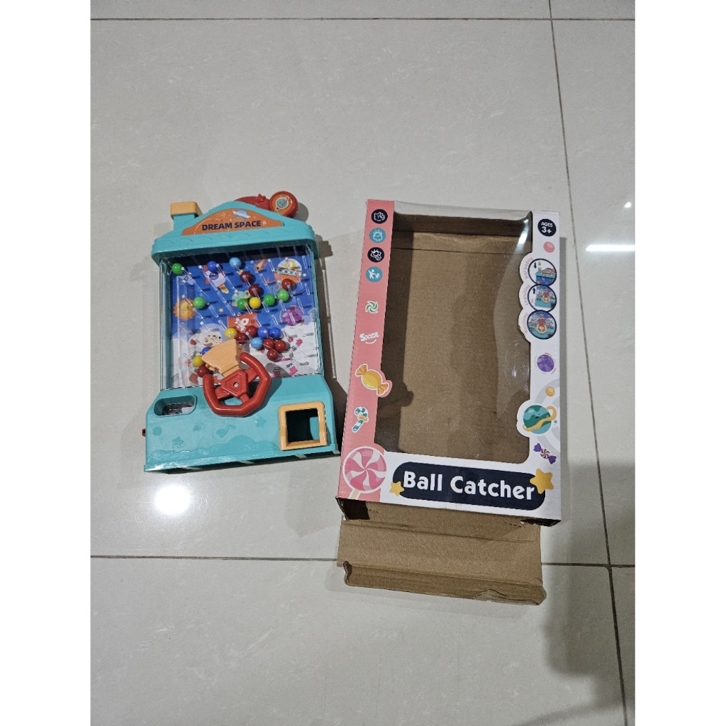 PRELOVED SECOND MAINAN ANAK BALL PIN BALL MINI CATCHER TANGKAP BOLA TOYS
