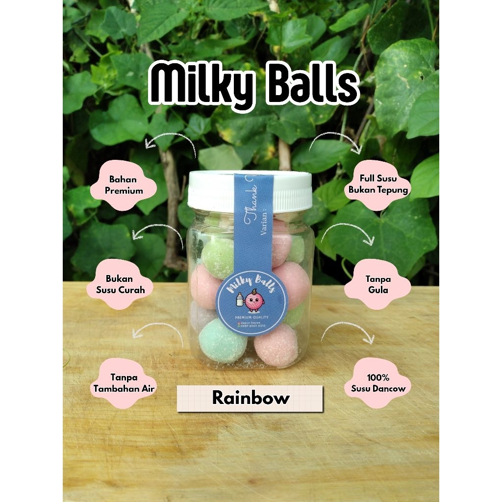 

Milky Balls - Bola Susu Dancow - Bolsu (Rainbow)