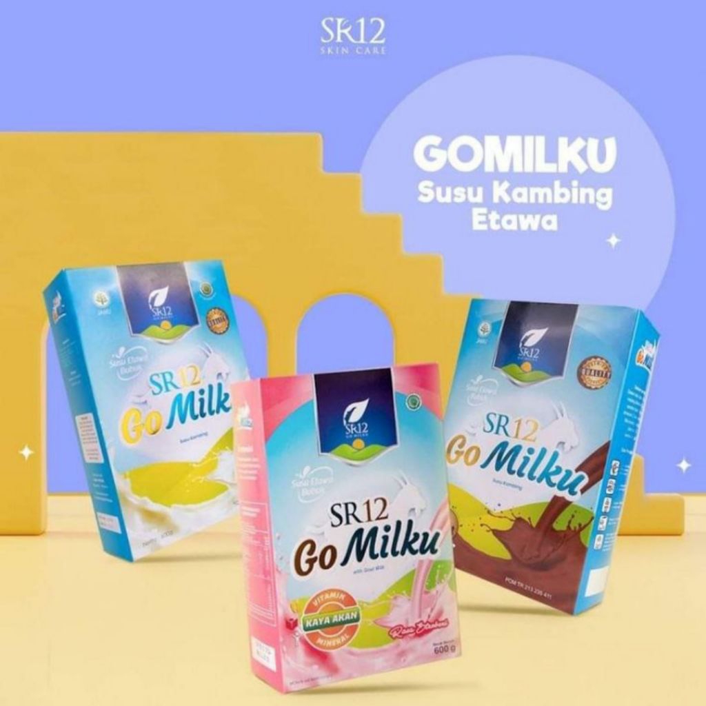 

SR12 Go Milku Varian 4 Rasa | Go Milku Original - Coklat - Strawbery | Susu Kambing Bubuk