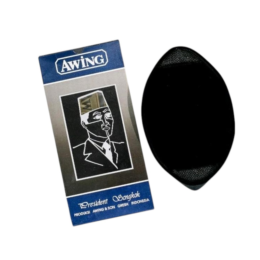 Peci Kopiah Songkok Bludru Nasional Awing AC Songkok Hitam Premium Original Grosir Anak dan Dewasa