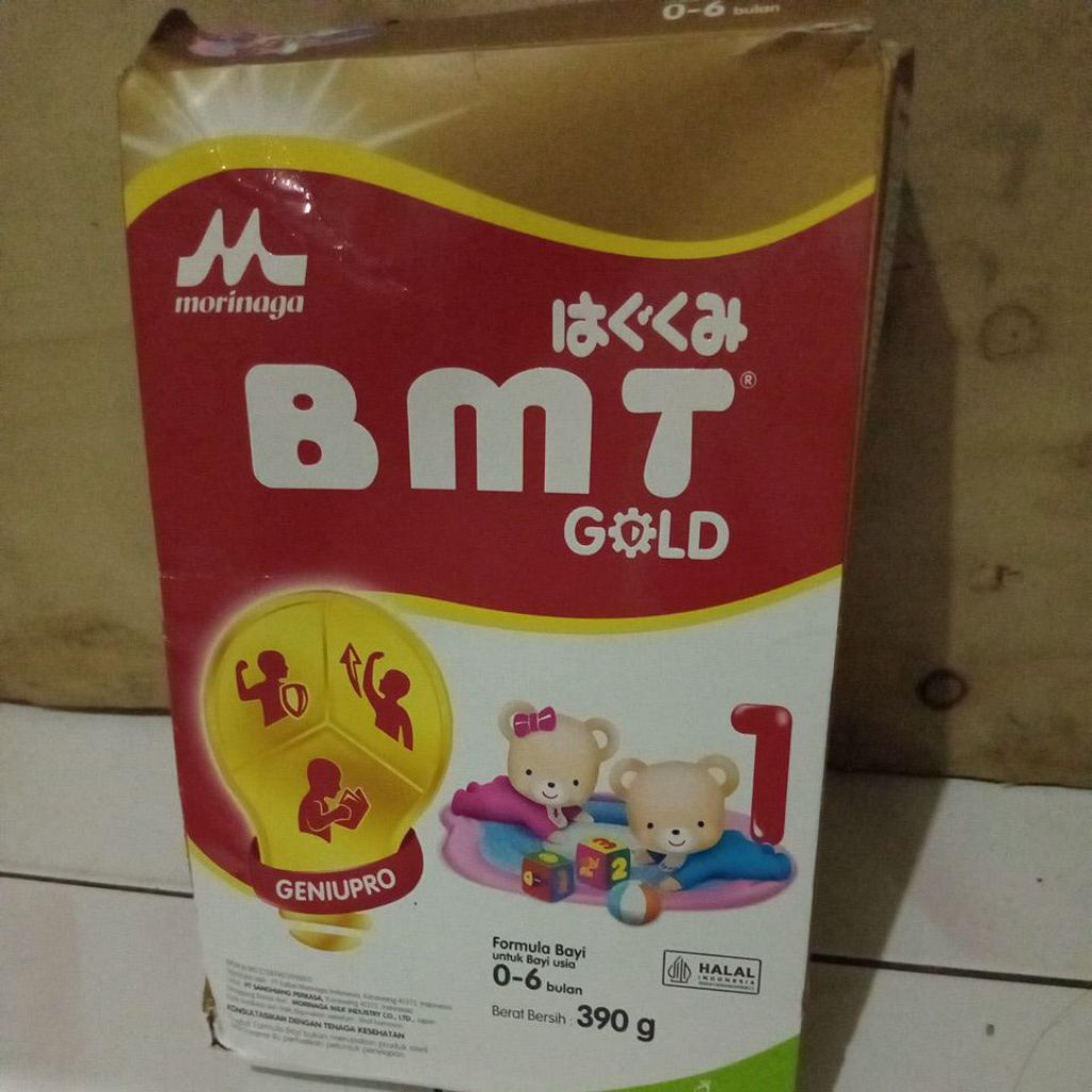 

Morinaga BMT gold 390 Gr tahap 1