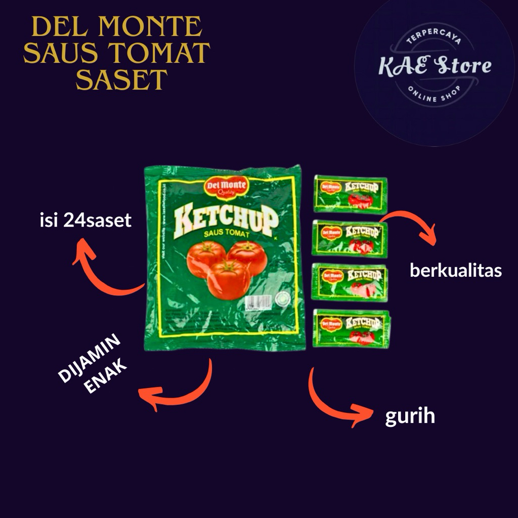 

Del Monte Sauce Tomat sachet 192gr-24pcs