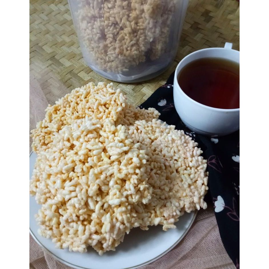 

Rengginang Mentah Siap Goreng Rasa Bawang Terasi Tanpa Jemur/Rengginang Pedas Manis