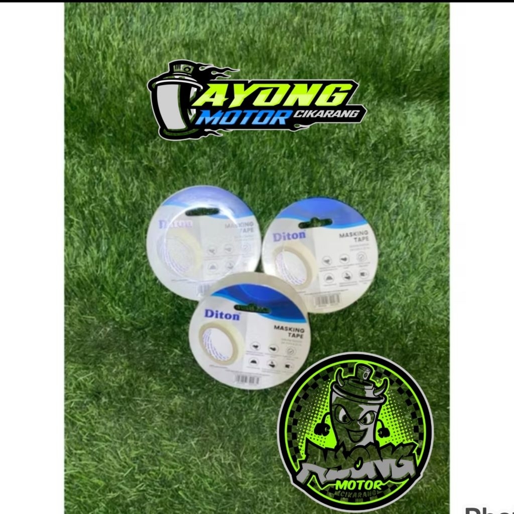 

Solasi,Masking Tape,Lakban kertas Diton ukuran 1inc 24mm x 21M