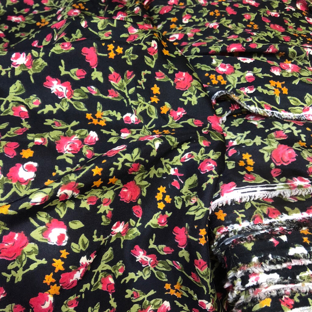 kain wolfis motif bunga - kain wolfis motif premium bt