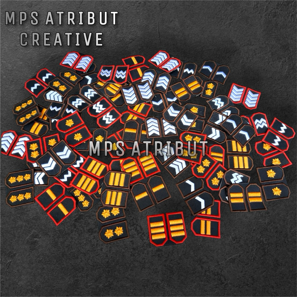 PANGKAT PDL POLRI BORDIR TIMBUL EXCLUSIVE / PANGKAT PDL BHARADA / PANGKAT PDL BHARATU / PANGKAT PDL 