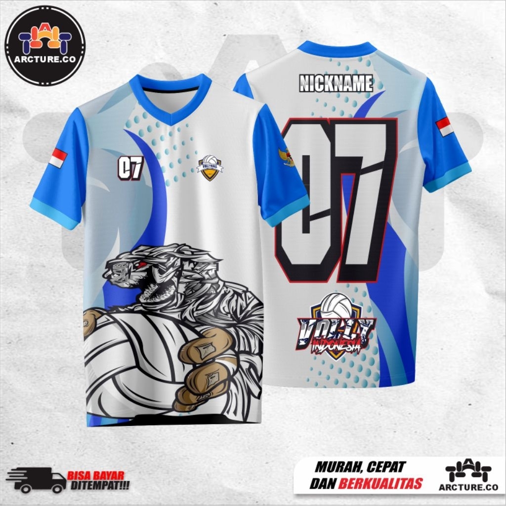 Jersey Volly/Jersey Volly Custom Desain Sport