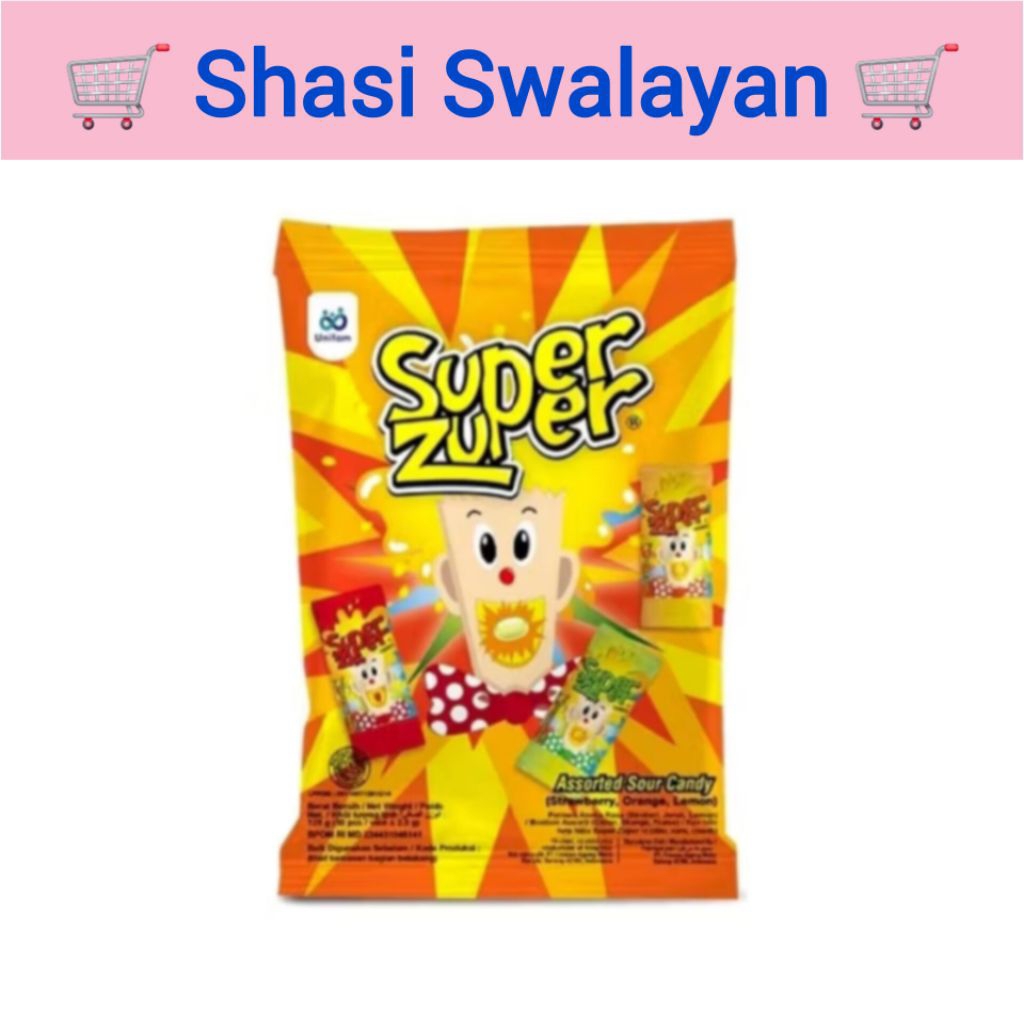 

SUPER ZUPER Permen Asam 125 gram