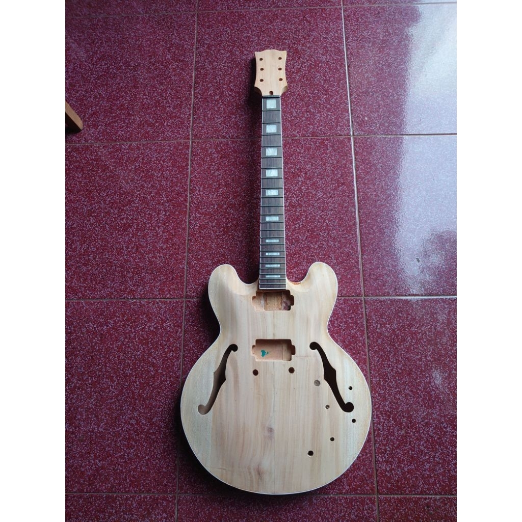 Body Neck Gitar Hollow Gibson Es