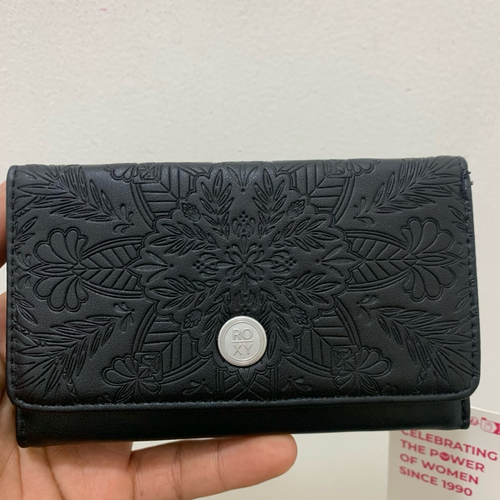 Dompet Wanita Roxy Original Crazy Diamond Black New