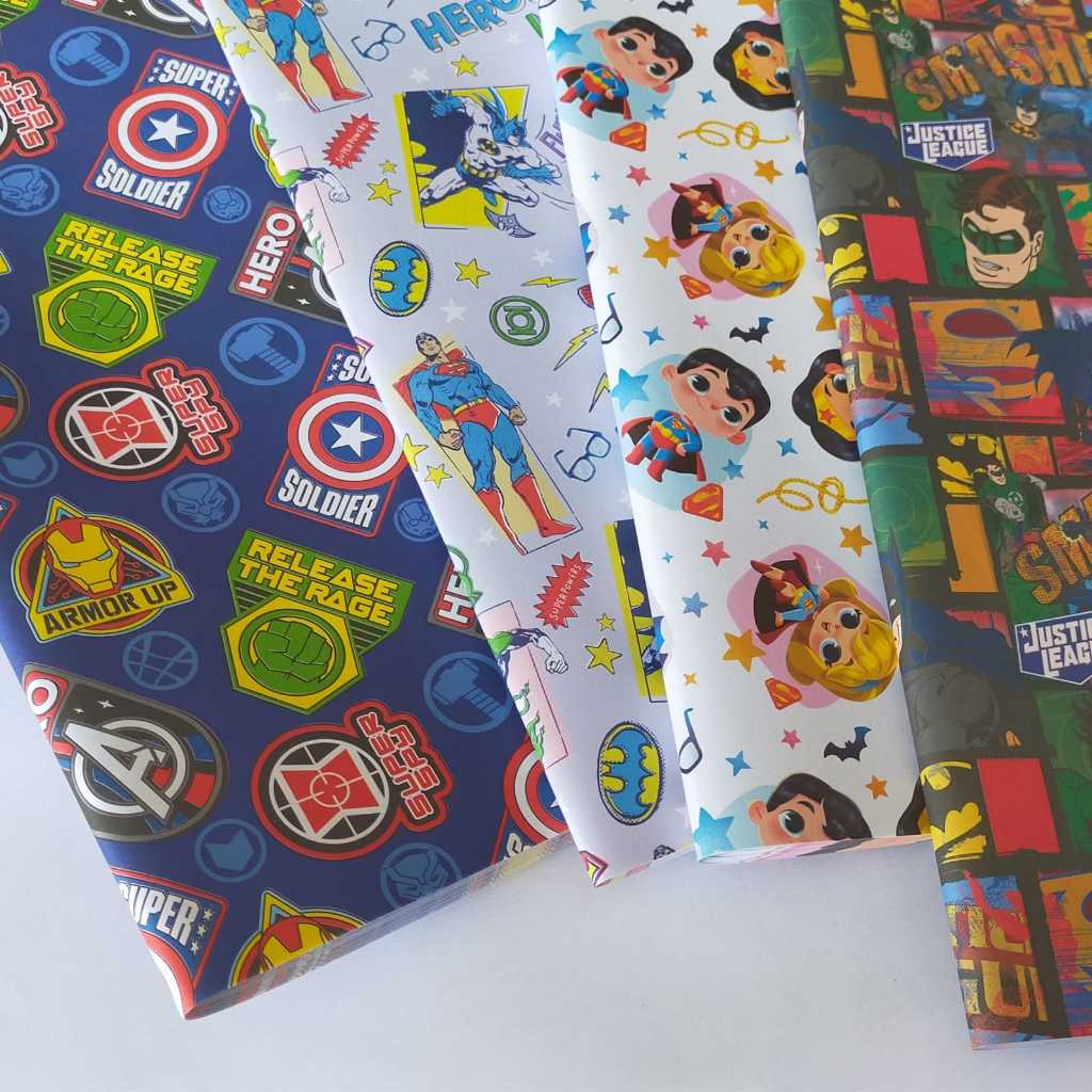 

Kertas kado Sansan Wawa Motif SUPERHERO Marvel