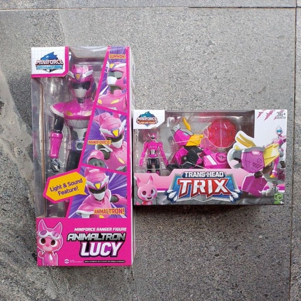 Miniforce Animaltron x Super Dino Power Lucy Set
