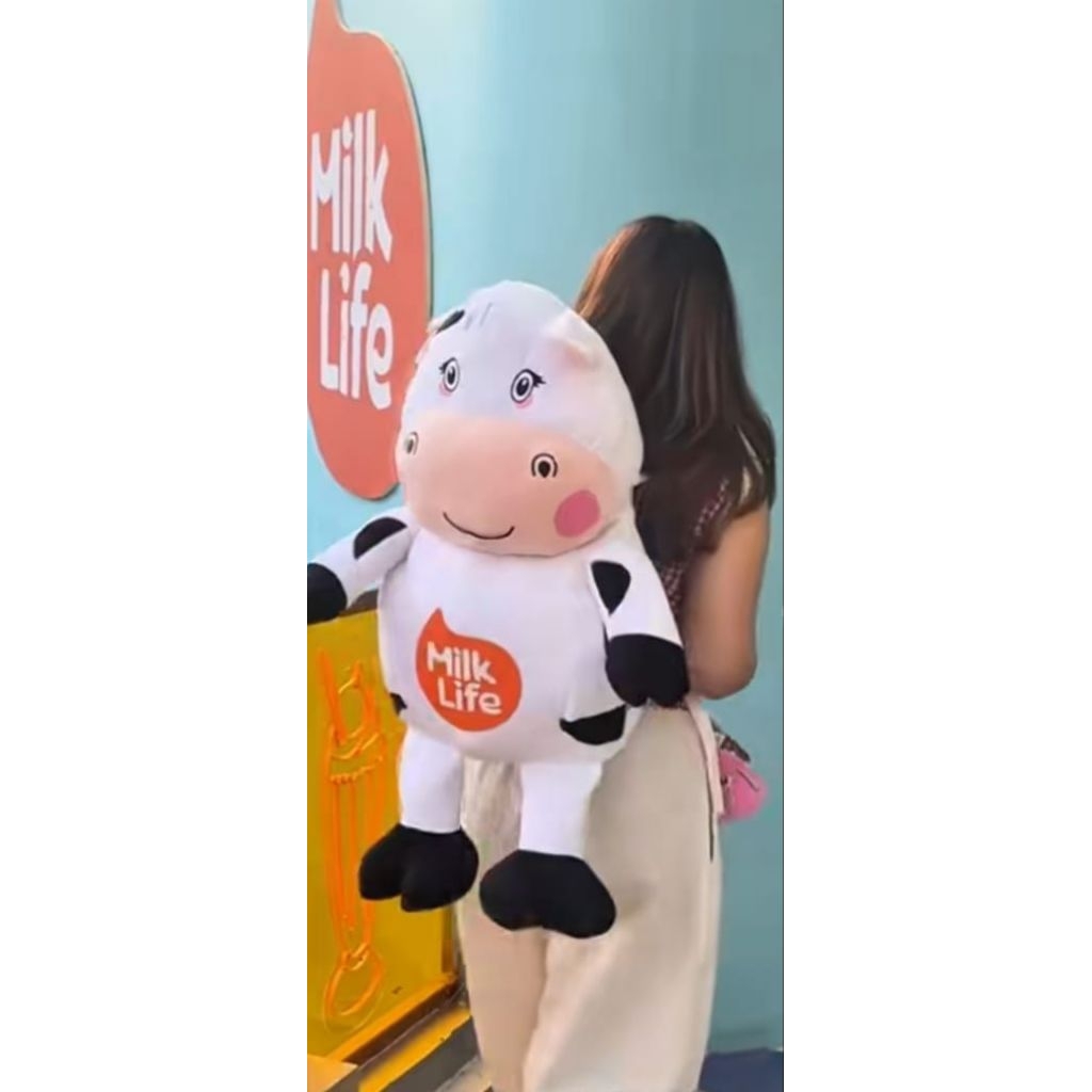 Merchandise PRJ 2025 / Tas Boneka Gelas Milk Life/Foxs