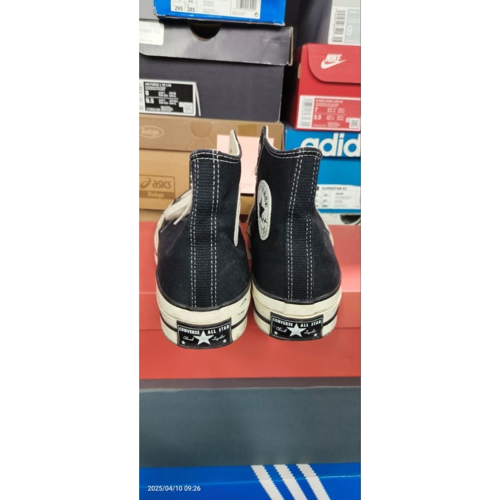 Converse Chuck Taylor All-Star 70's High Black Shoes (Second-Hand, 90% Condi)