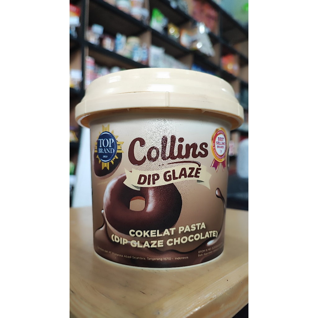 

Selai Collins DIP GLAZE Pasta Rasa Coklat 1KG