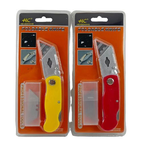 

Pisau Cutter Foldable Knife Kater Lipat Serbaguna