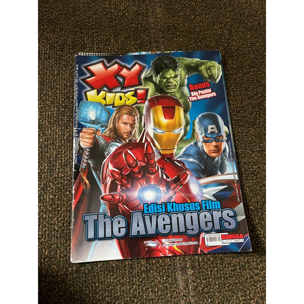Majalah XY Kids edisi khusus the Avengers the movie 2012