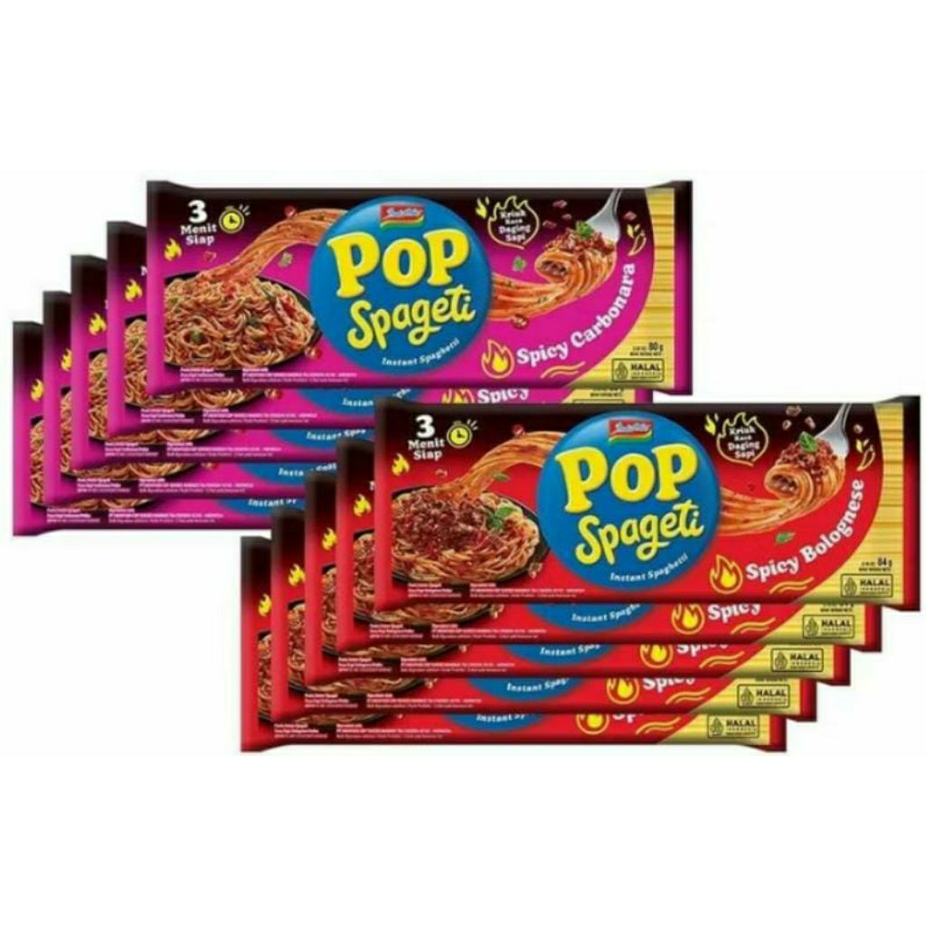 

#LANGSUNG DIKIRIM# minimal order 5bungkus bisa di mix varian rasa,,,terobosan baru dari indomie POP SPAGETi