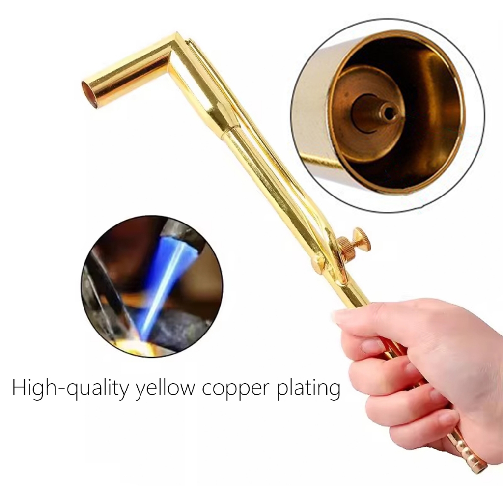 Blender las potong Patri Lebur Emas Pistol Obor Las Tembaga 18-33cm Untuk Melelehkan Emas / Silver /