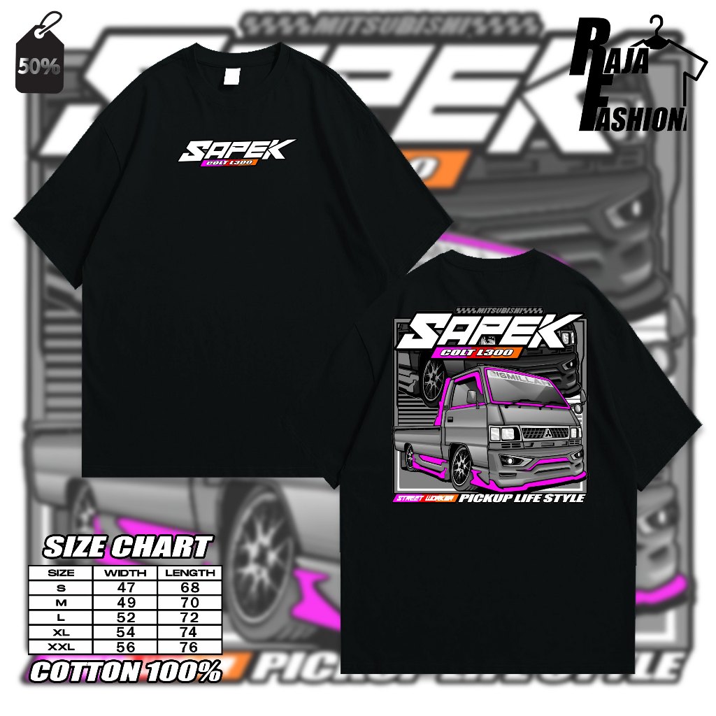 Kaos Pria Komunitas Mobil MITSUBISHI COLT L300 Dewasa Baju Atasan Unisex, Kaos mobil colt l300 COD