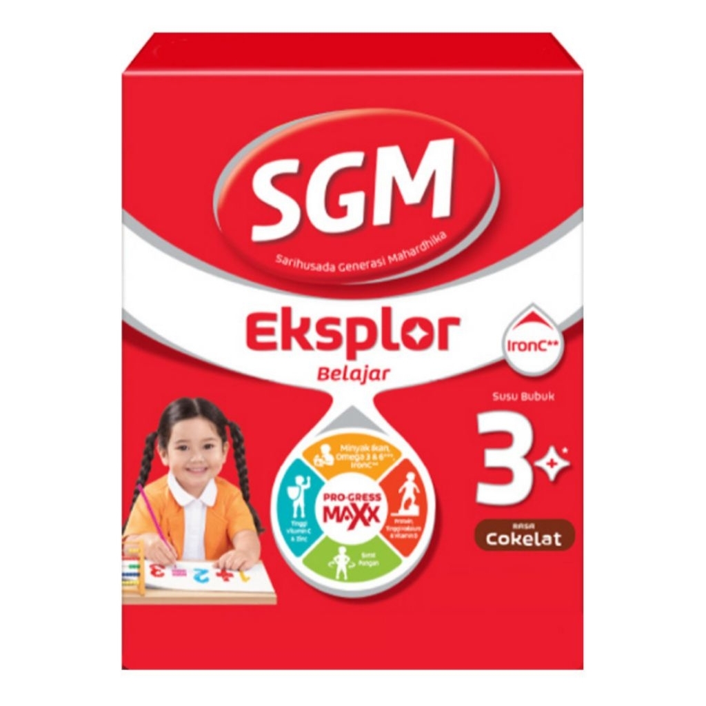 

SGM Eksplor 3+ IronC Susu Bubuk Pertumbuhan Anak Cokelat 900g