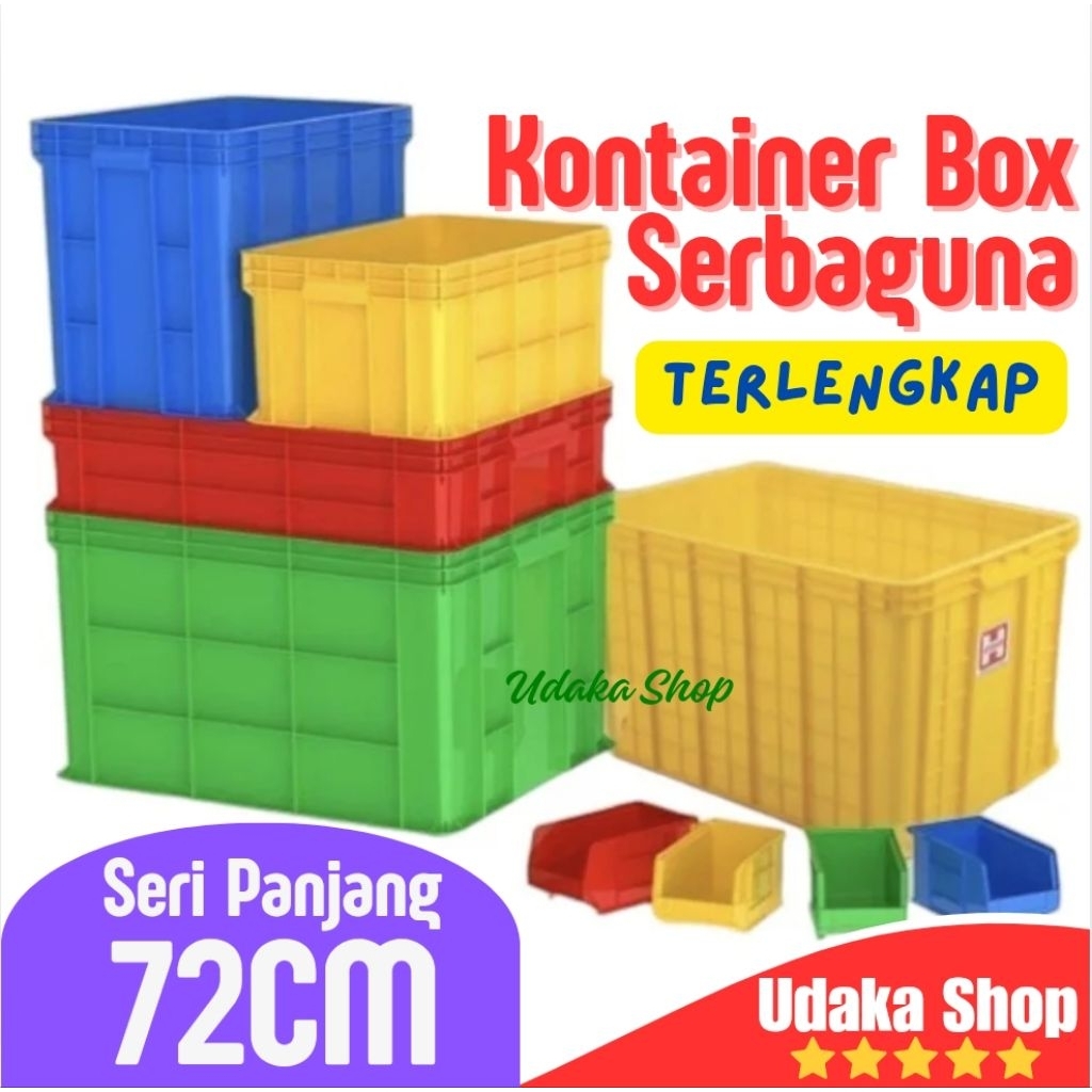 Container Box Serbaguna UKURAN BESAR Kontainer Box Industri Box Industrial Ember Kotak Tebal