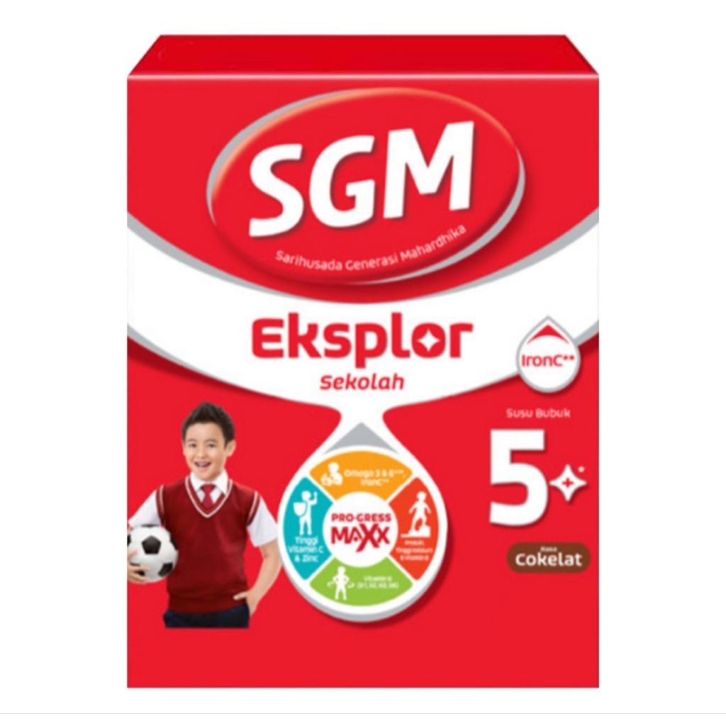 

SGM Eksplor 5+ IronC Susu Bubuk Pertumbuhan Anak Cokelat 900g