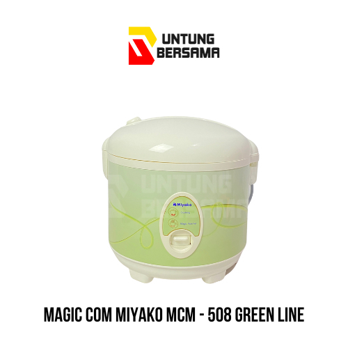 [COD] MIYAKO RICE COOKER / MAGIC COM 3 IN 1 MCM-508 GREEN LINE / MCM - 508 GREEN LINE (1,8 LITER) GA