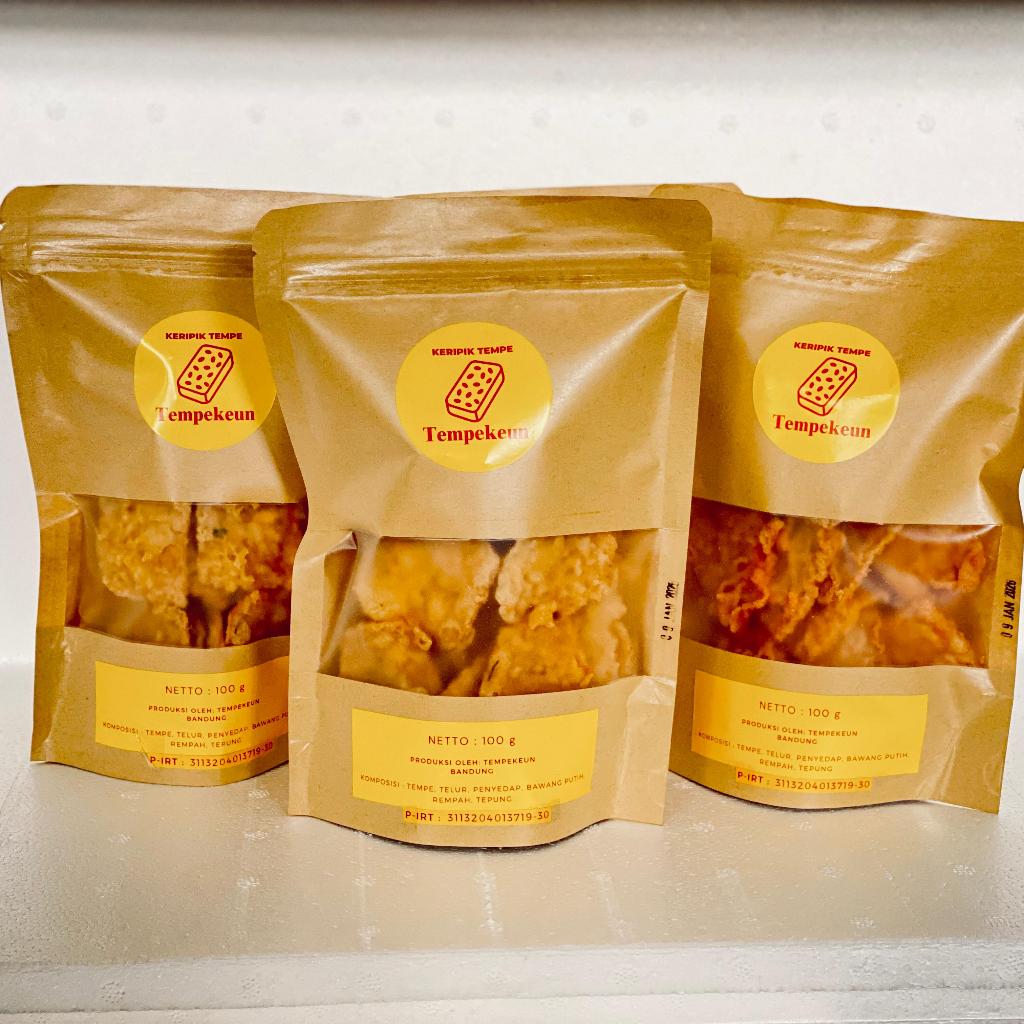 

3 Keripik Tempe Tempekeun Original 100g – Snack Tempe Renyah Gurih Khas Bandung