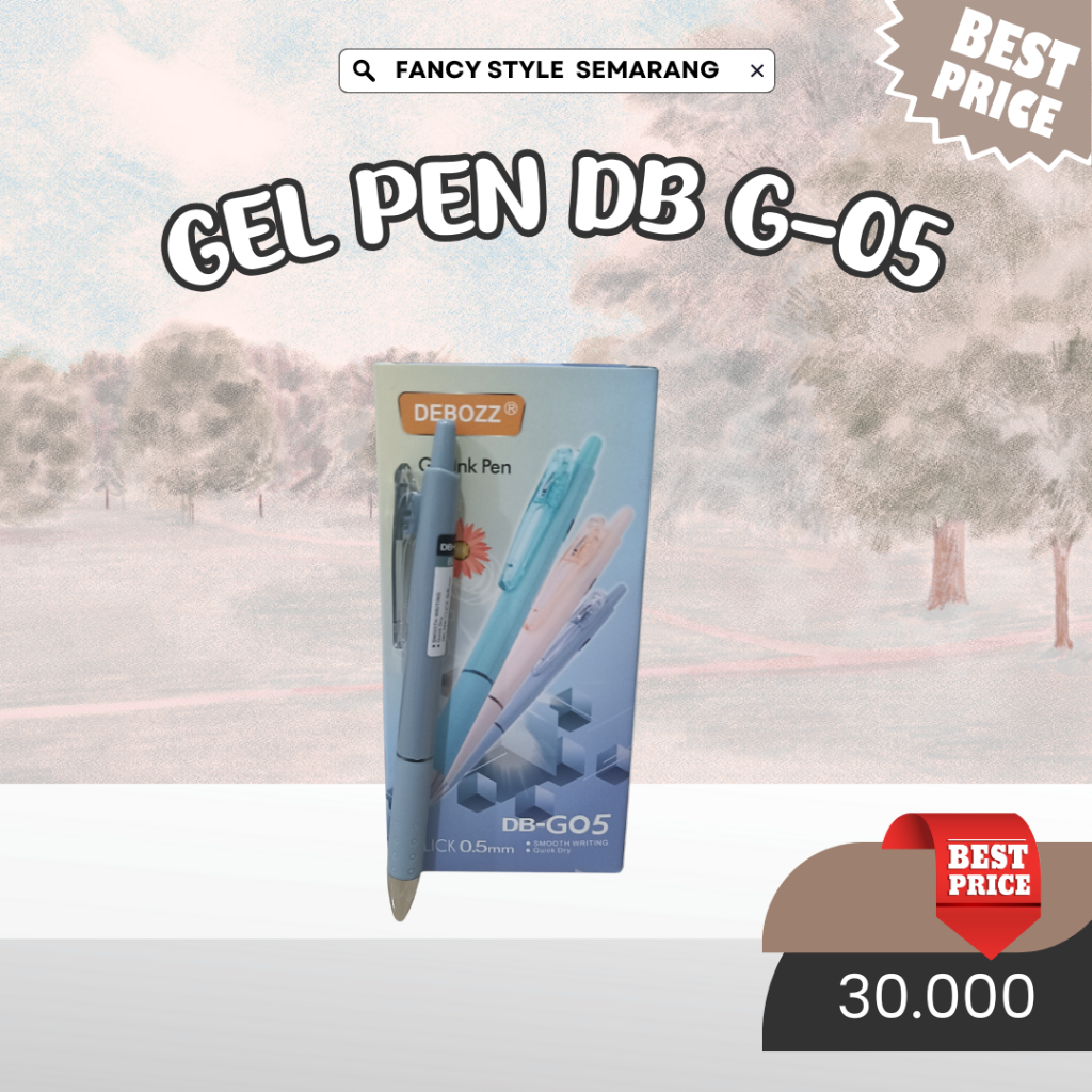 

GEL PEN DEBOZZ DB G-05 HITAM