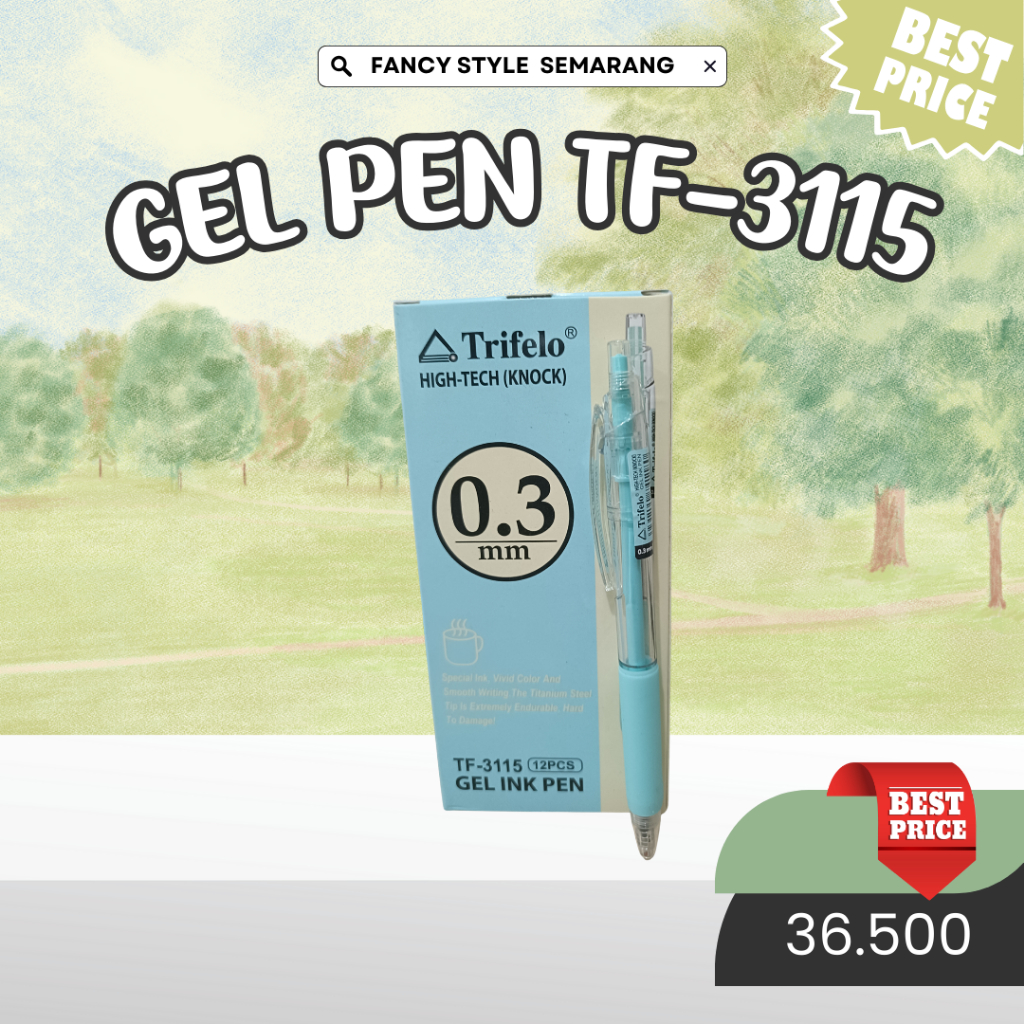 

GEL PEN TRIFELLO TF-3115/TF-1022 HITAM