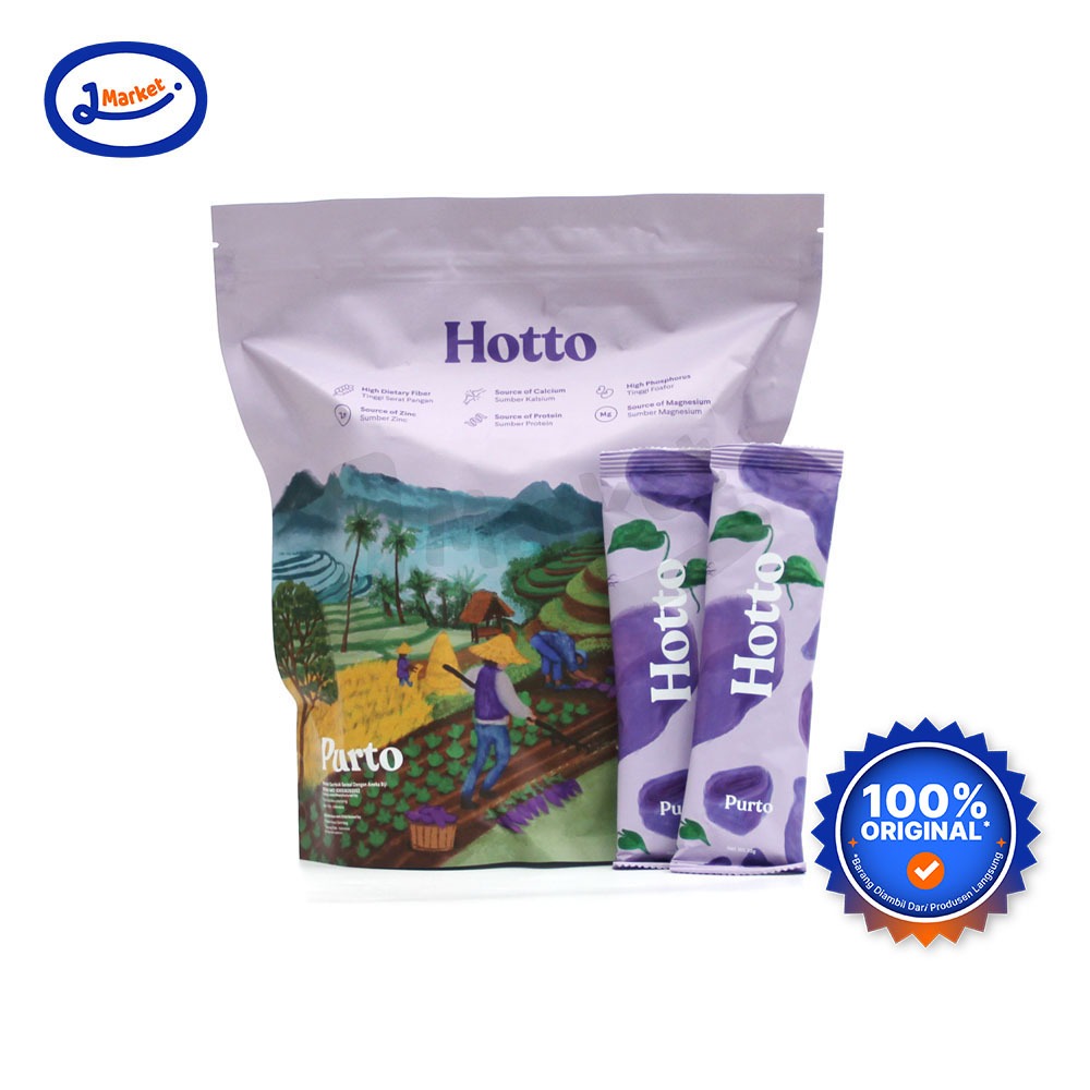 

HOTTO PURTO MULTIGRAIN - Antioksidan Ubi Ungu Original