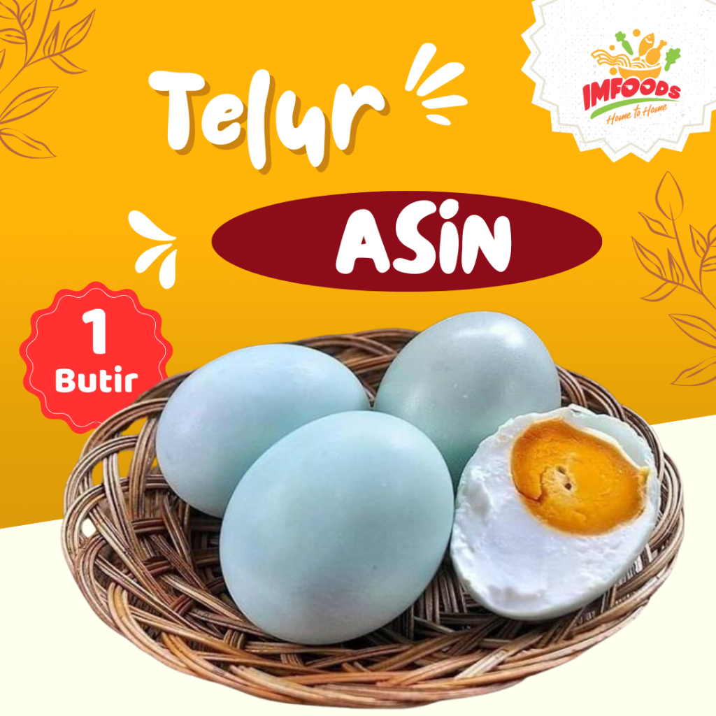 

Telur Bebek Asin /Telur Asin /Telur Asin Premium / Telur /Telur Asin Kualitas Super/Grade A/Imfoods