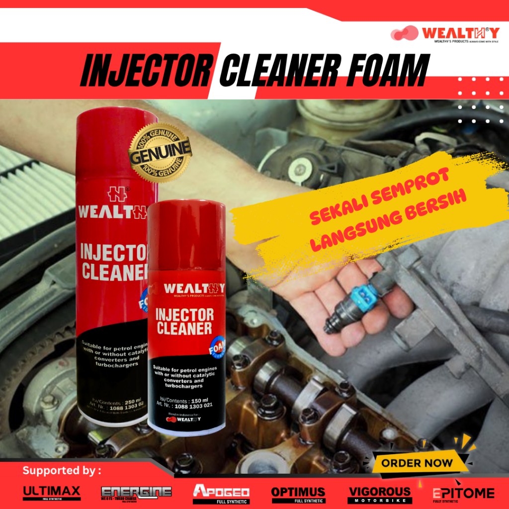 Wealthy Injector Cleaner FOAM (ICF) | Pembersih Intake