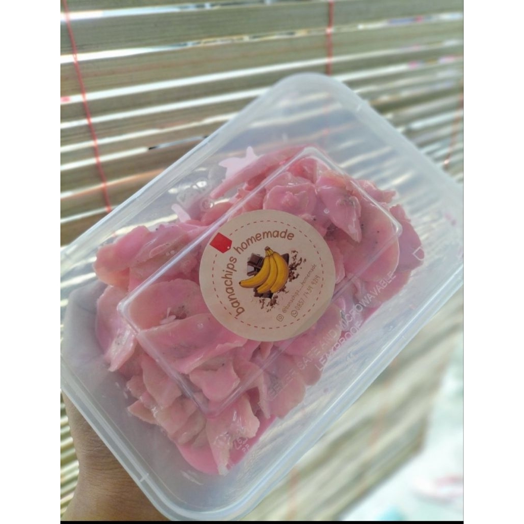 

7.7 BANACHIPS HOMEMADE 650ML ( 250GR ) KEMASAN BOX