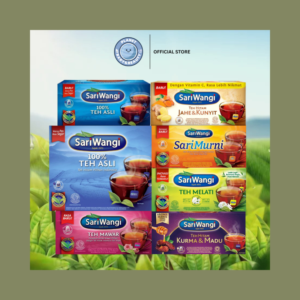 

Teh Sari Wangi ALL VARIANT - Teh Celup 1 Box