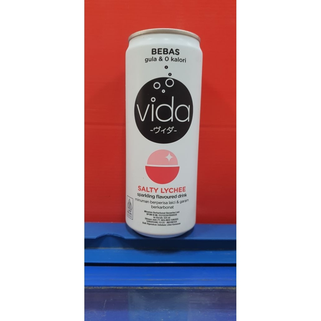 

Vida Sparkling Flavoured Drink Bebas Gula & 0 Kalori 325ml
