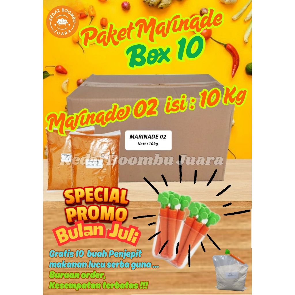 

Bumbu Marinasi Ayam Premium Paket isi 10 Kg / Marinade 02