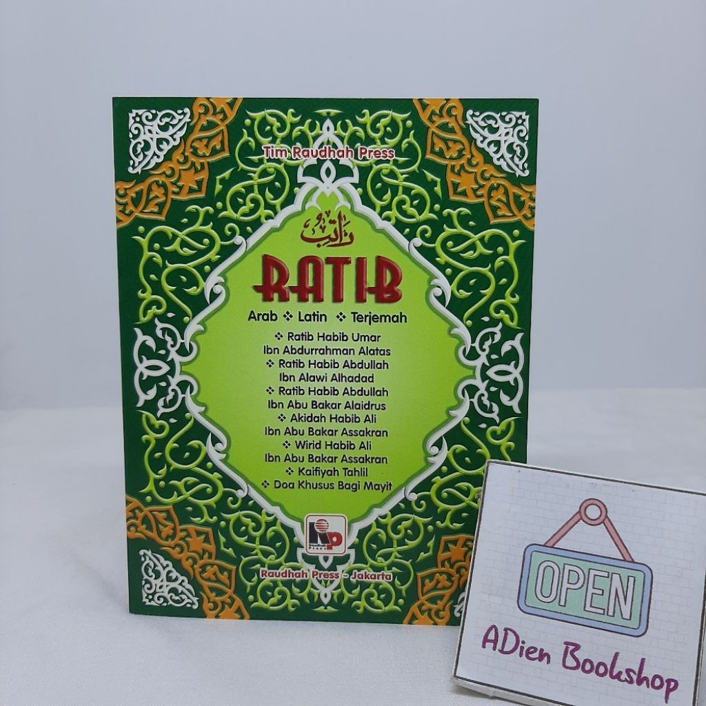KITAB TERJEMAH LATIN ARAB RATIB RAUDHAH PRESS