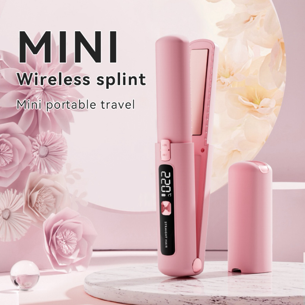 Mini Wireless Hair Straightener Travel