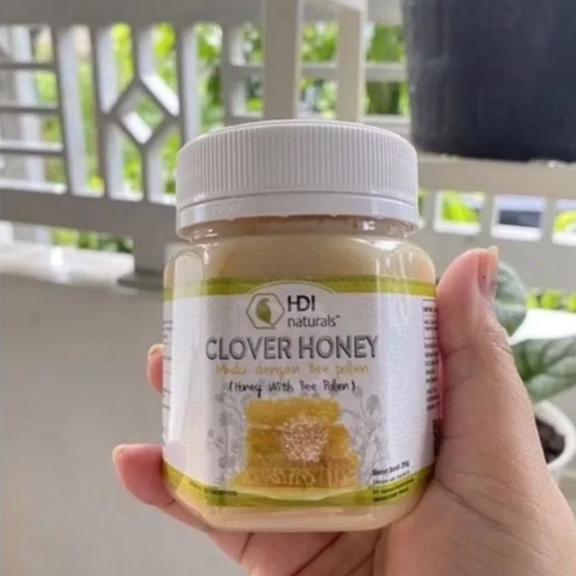 

Clover honey 250gr exp 2028 + sendok kayu
