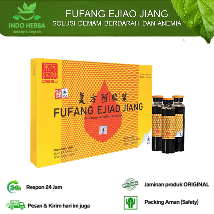 Fufang Ejiao Jiang Original (PAK) Obat Demam Berdarah Dan Anemia Fufang Trombosit Obat DBD