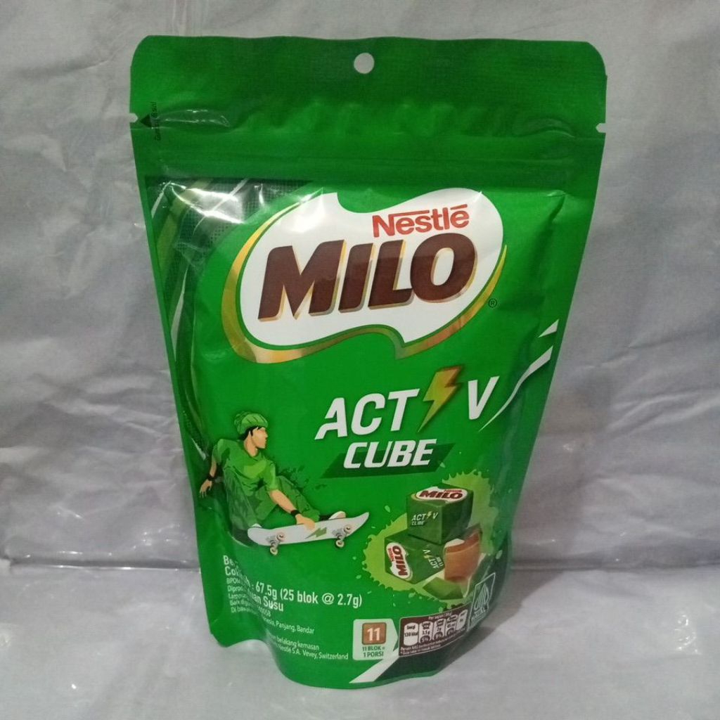 

Nestle Milo Activ Cube Pouch Isi 25