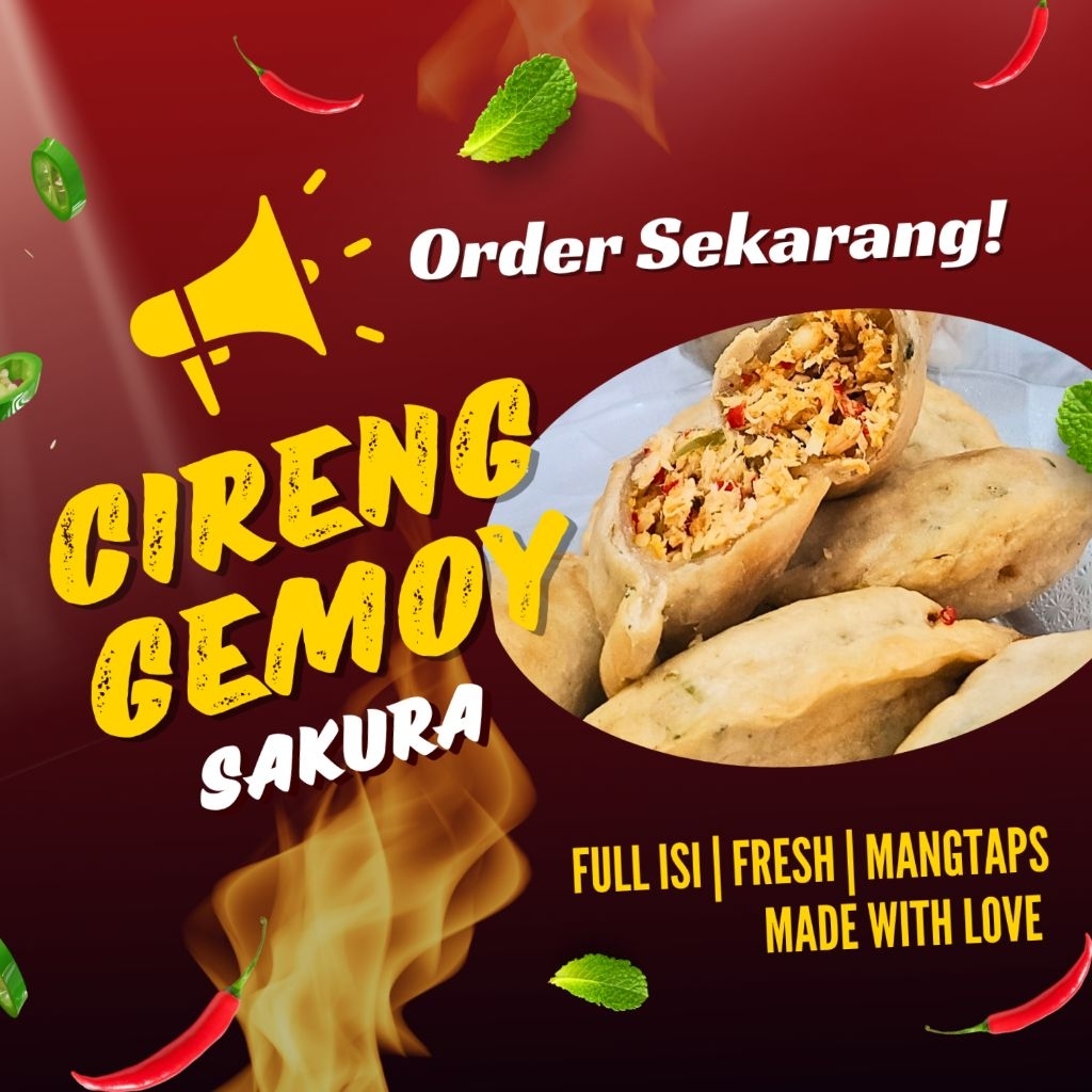 

Cireng Isi Ayam Suwir Pedas "Sakura