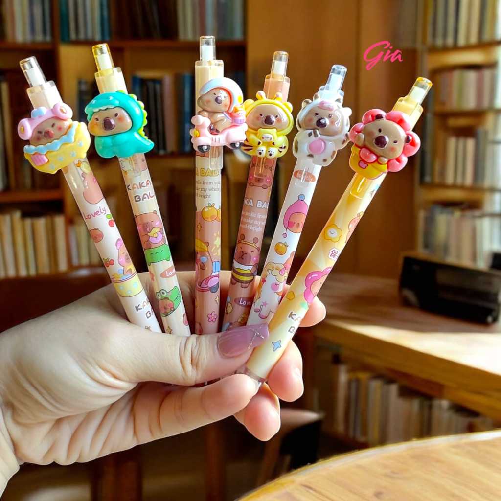 

GEM - PENSIL CAPYBARARA CETEK MIKA | PENCIL MEKANIK CAPYBARA | PENSIL CETEK | PENSIL LUCU | PENCIL MEKANIK | CAPYBARA | PENSIL CABUT