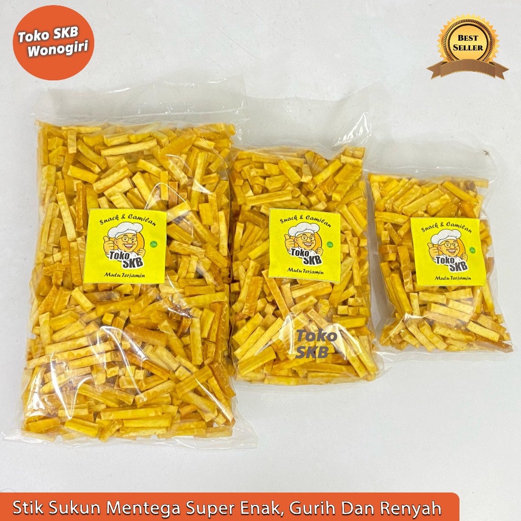 

1KG Stik Sukun Mentega Super Renyah Enak Gurih Cemilan Keluarga
