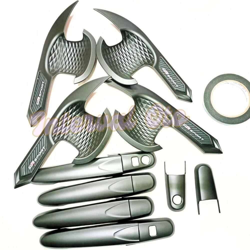 Paket Outer Handle Pegangan Pintu Mobil All New Rush 2018-2024 GR Sport Hitam