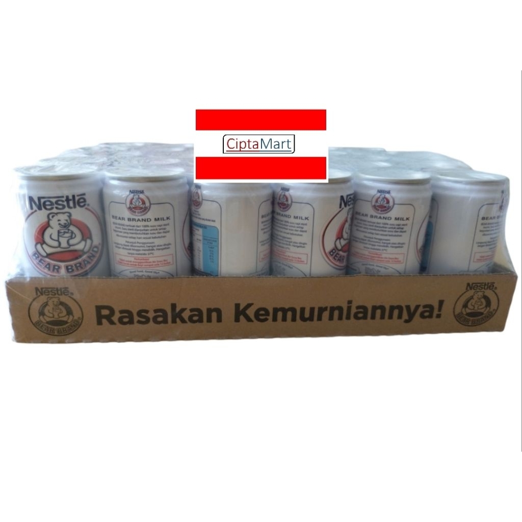 

Bear Brand Susu Steril 30 x 189ml ( 1 dus )