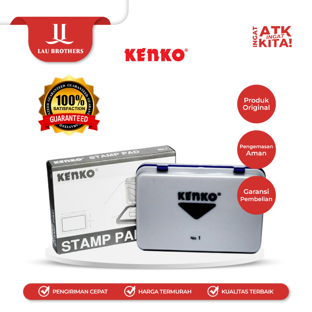 

KENKO BANTALAN STEMPEL/ STAMP PAD NO.1 (1PC)