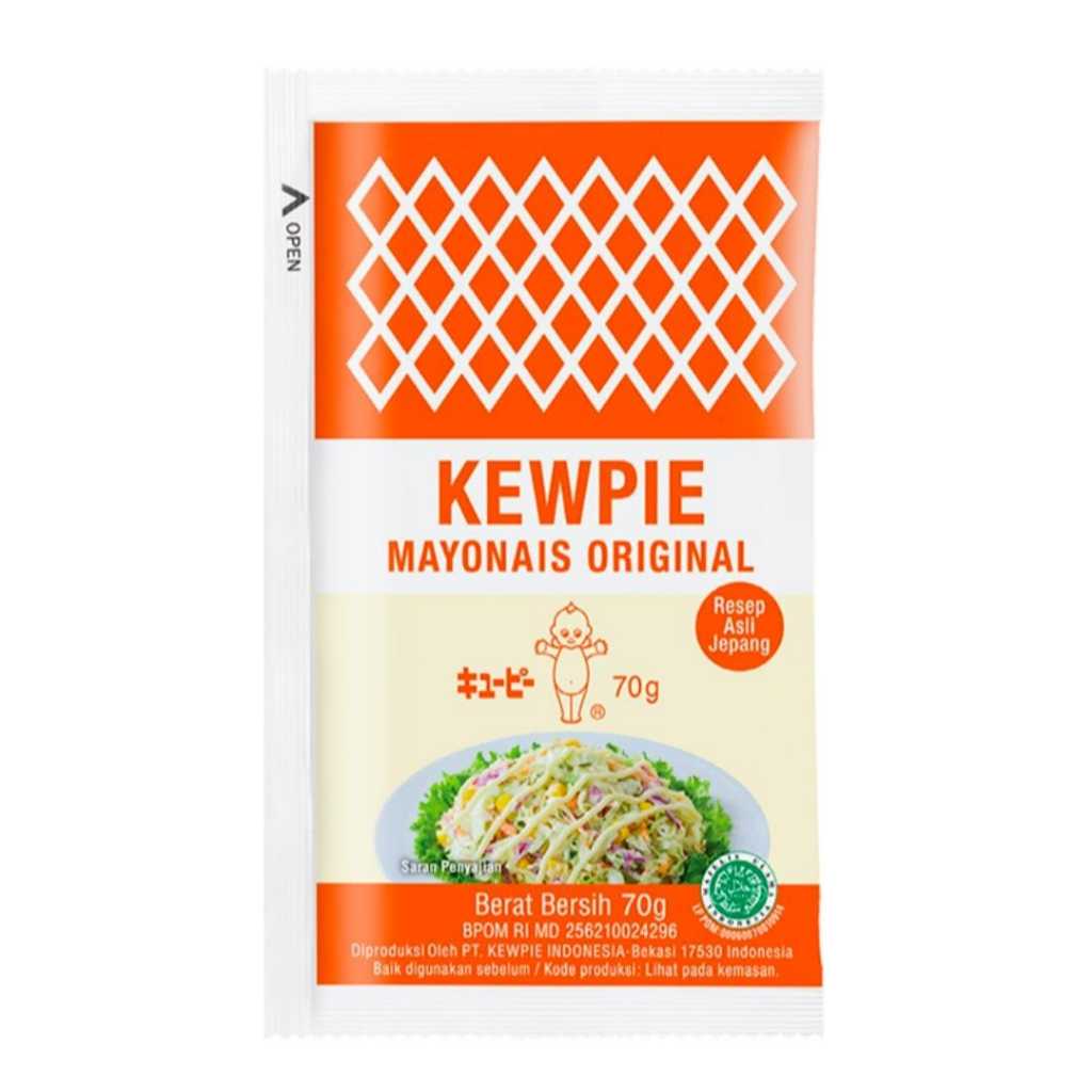 

Mayonaise Kewpie Original 70gr Kemasan Praktis Rasa Lezat